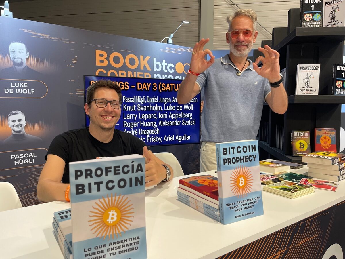 Book signing at BTC Prague
